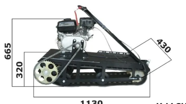 Мотобуксировщик XTREME-MOTORS "Конек-Горбунок" 6.5 л.с. в Кирове