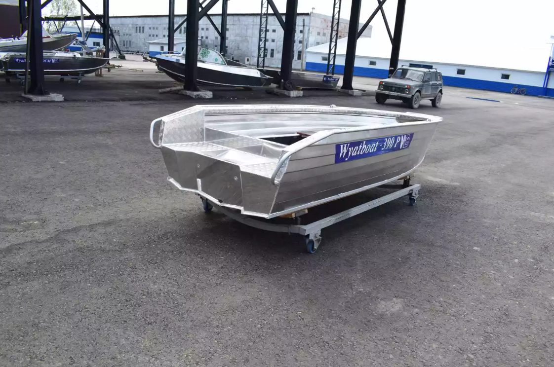 Алюминиевая лодка Wyatboat-390Р Увеличенный борт в Кирове
