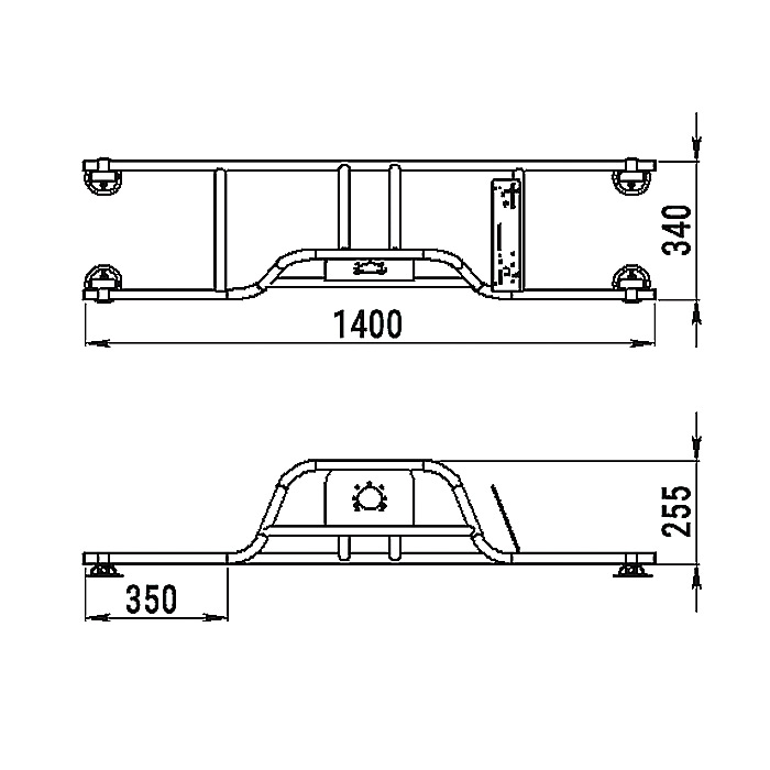 Стойка рулевая с бортовым креплением малая в Кирове