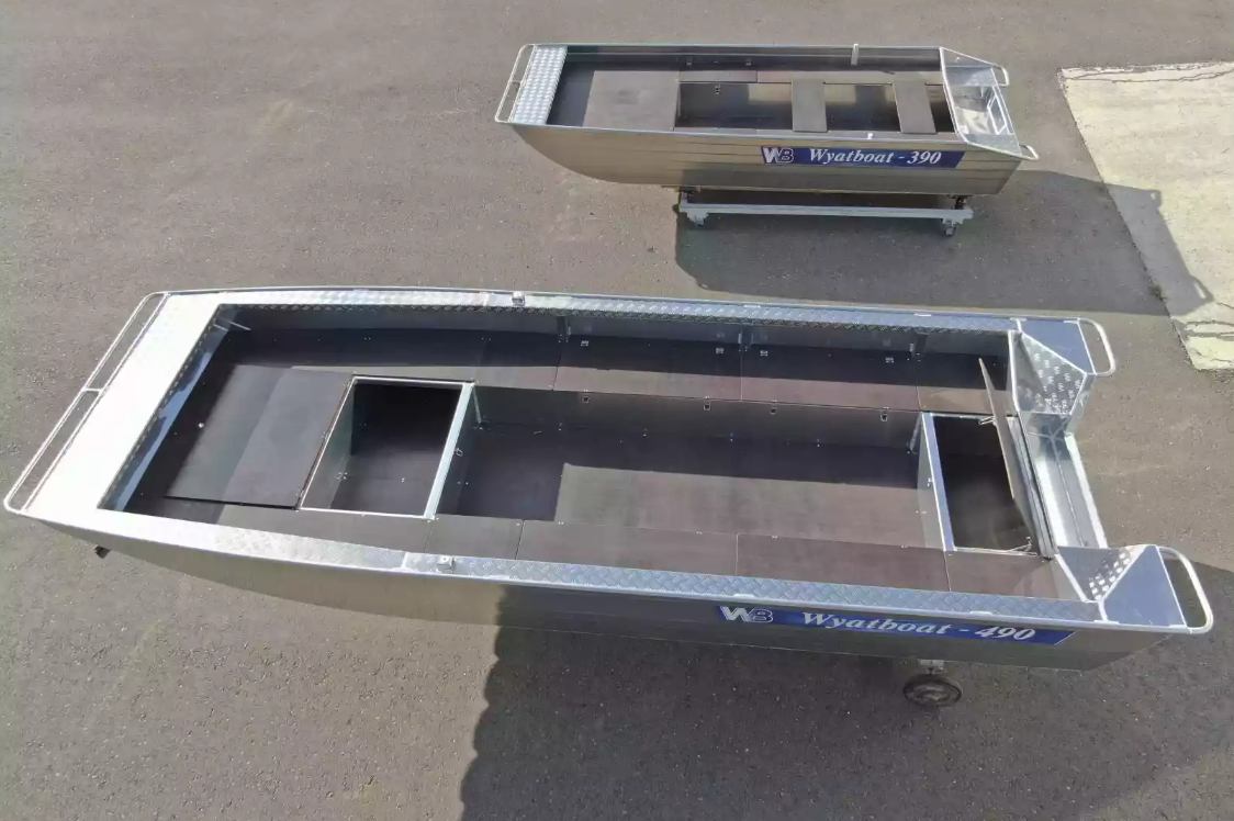 Алюминиевая лодка Wyatboat-490 Jonboat в Кирове