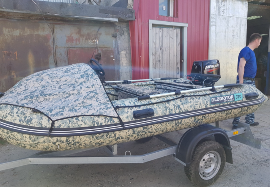 НАДУВНАЯ ЛОДКА GLADIATOR C370AL в Кирове
