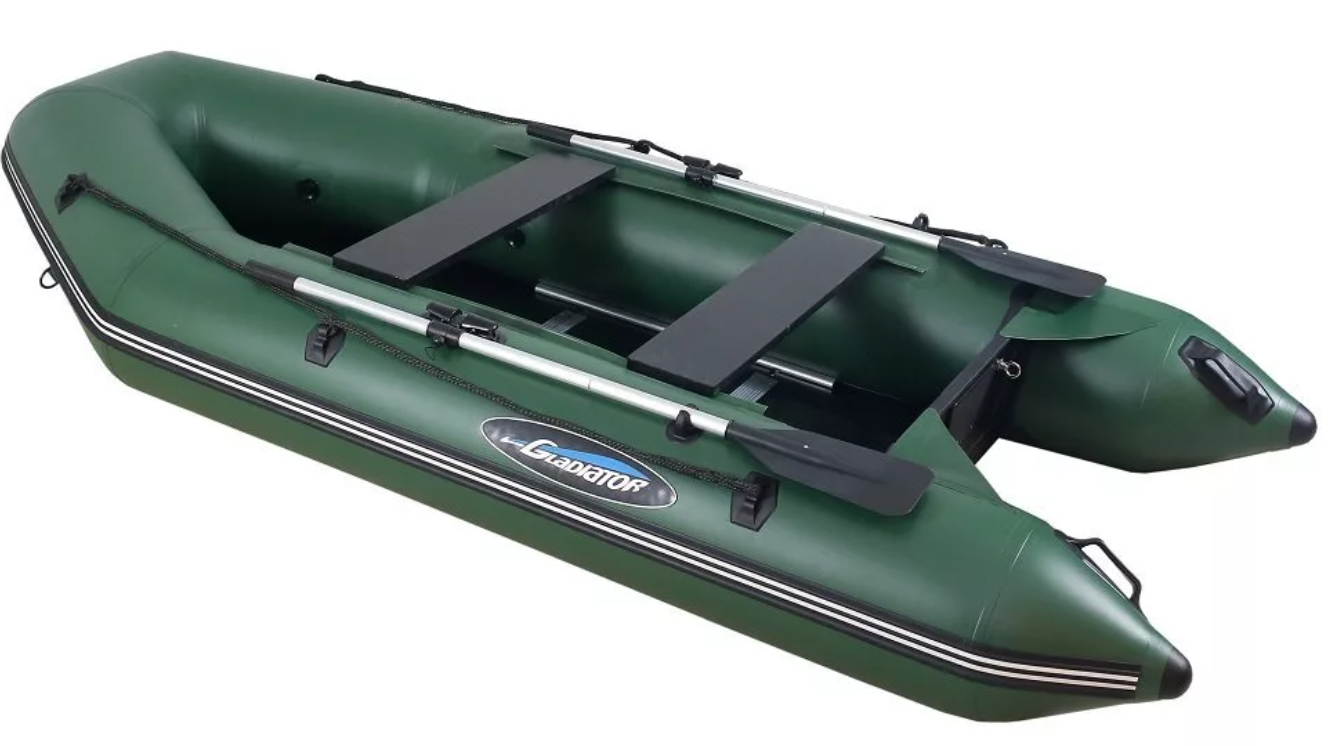 МОТОРНО-ГРЕБНАЯ ЛОДКА ПВХ GLADIATOR A 320 ТК С ФАНЕРНЫМ ПОЛОМ в Кирове
