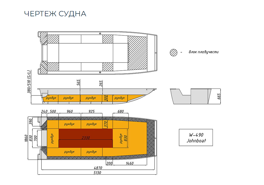 Алюминиевая лодка Wyatboat-490 Jonboat в Кирове