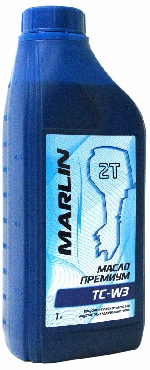 МАСЛО ПОЛУСИНТЕТИЧЕСКОЕ MARLIN ПРЕМИУМ 2Т, TC-W3, 1 ЛИТР в Кирове