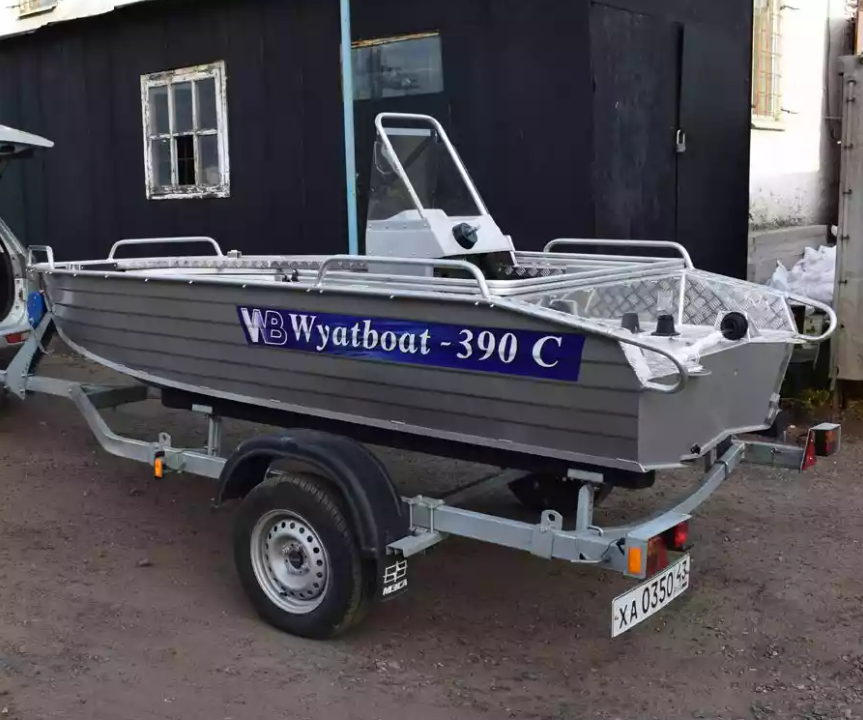 Алюминиевая лодка Wyatboat-390 C в Кирове