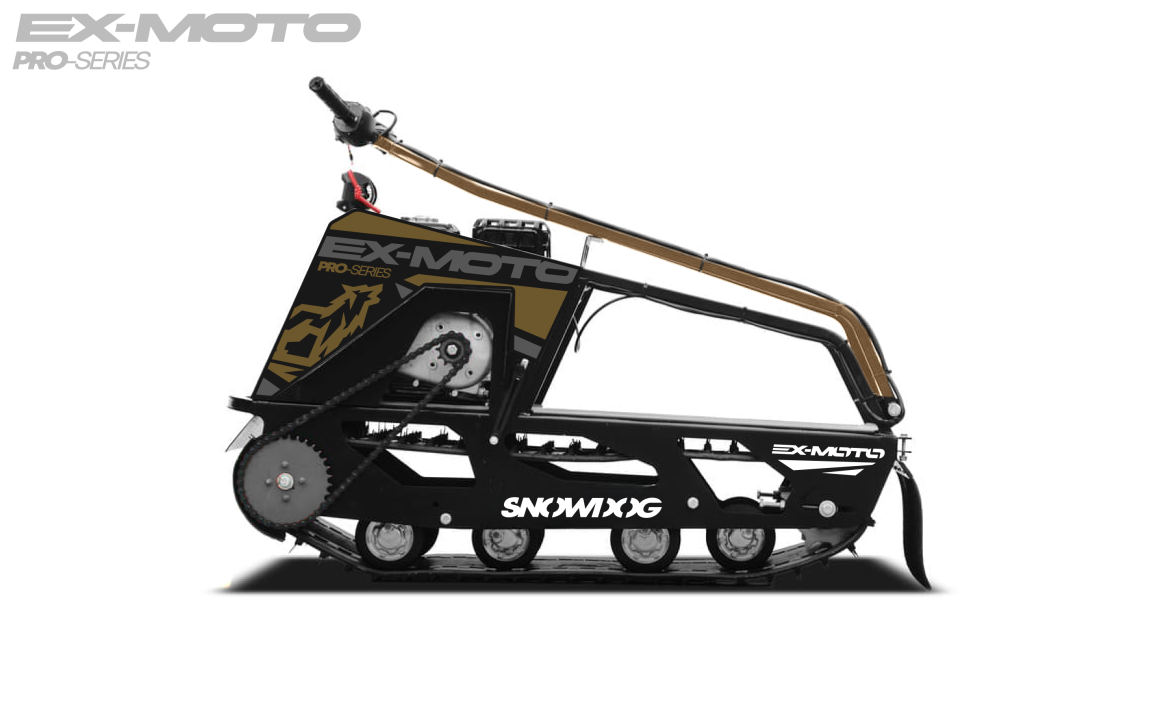 Мотобуксировщик EX-MOTO SNOWDOG S380 8л.с. в Кирове