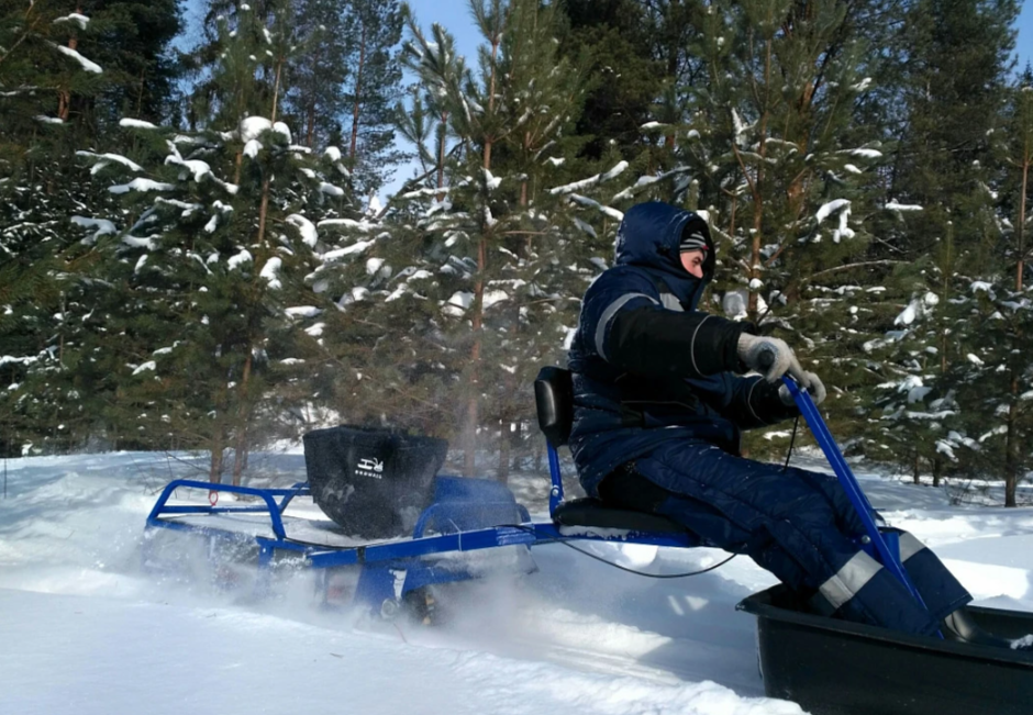 Мотобуксировщик толкач Альбатрос-XL8 с модулем. Без фары, тележки в Кирове