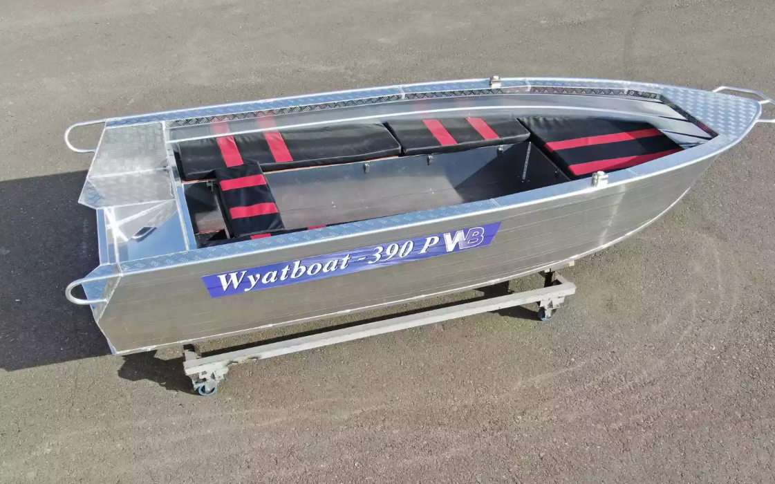 Алюминиевая лодка Wyatboat-390РМ увеличенный борт в Кирове