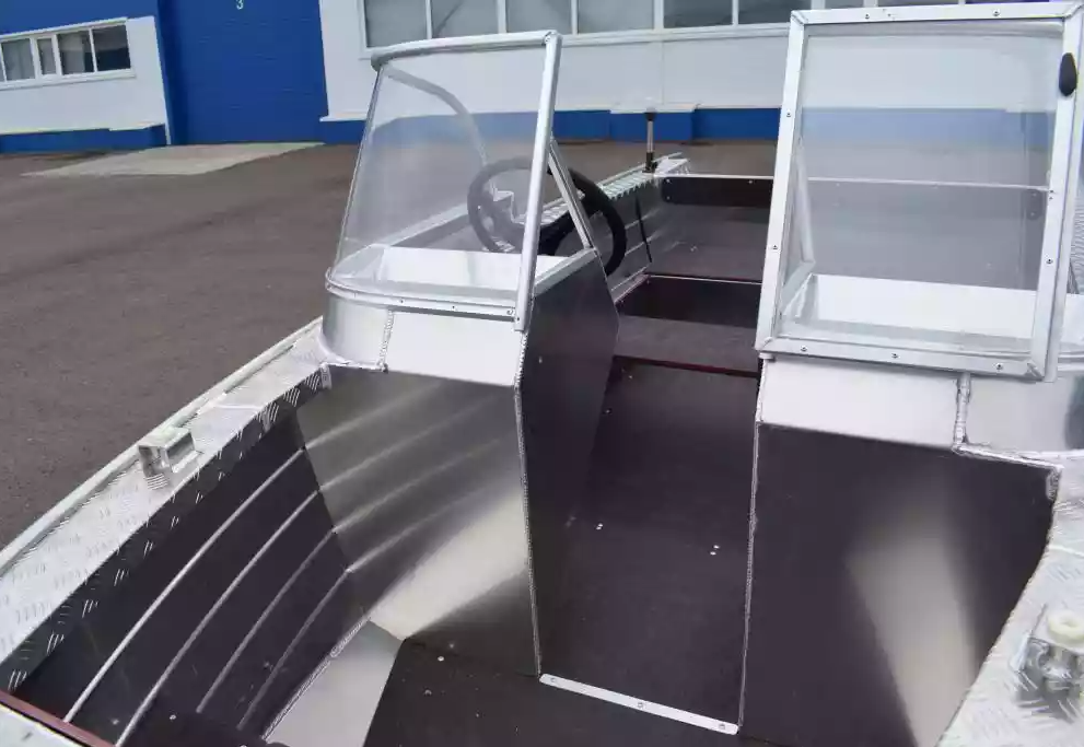 Алюминиевая лодка Wyatboat-390 DCM Увеличенный борт в Кирове