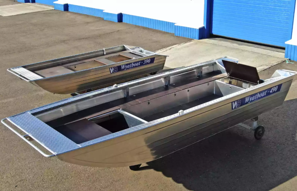 Алюминиевая лодка Wyatboat-490 Jonboat в Кирове