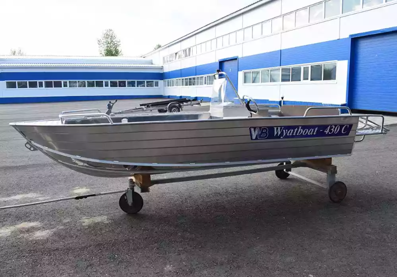 Алюминиевый катер Wyatboat-430 C в Кирове Алюминиевый катер Wyatboat-430 C в Кирове