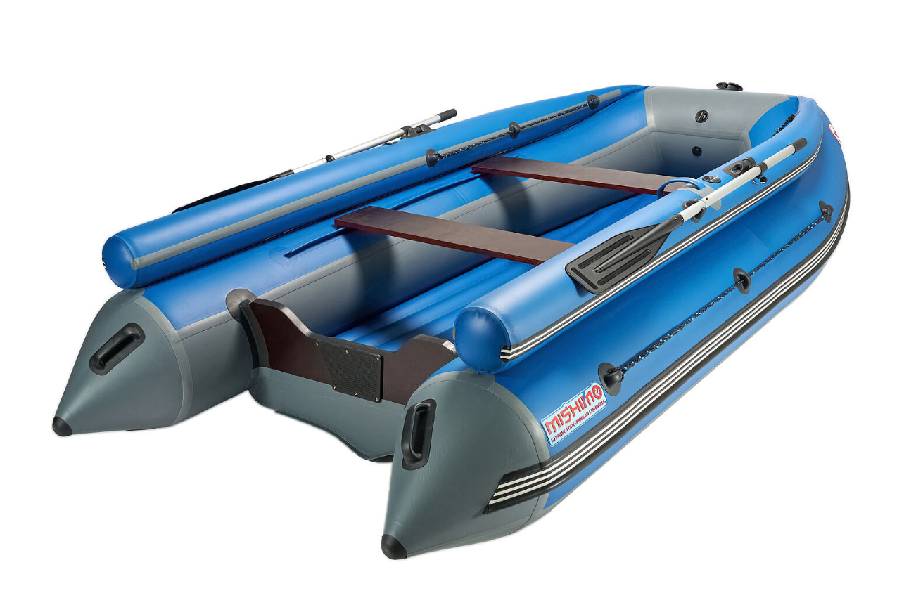 КОМПЛЕКТ ЛОДКА MISHIMO FAMILY LITE 370 + МОТОР MARLIN MP 9.9 AMHS PROLINE FORCE в Кирове