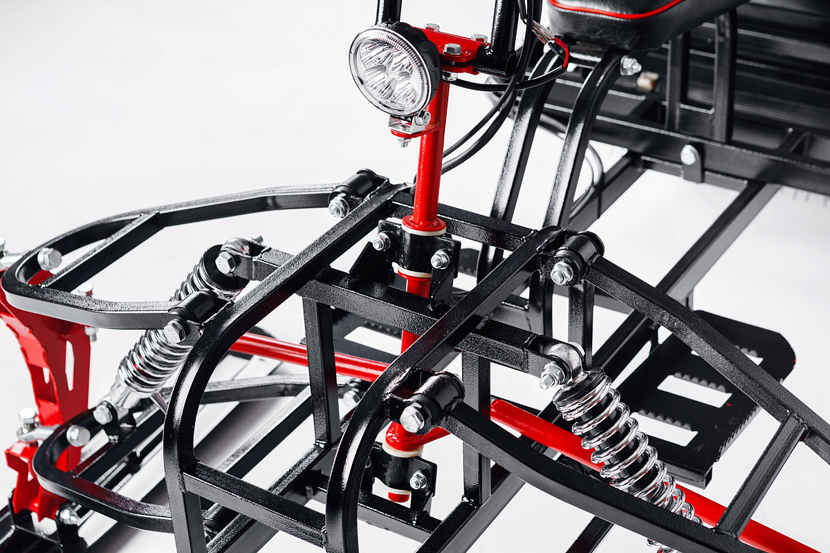 Лыжный модуль IKUDZO TERRAIN с подогревом ручек металлические лыжи в Кирове