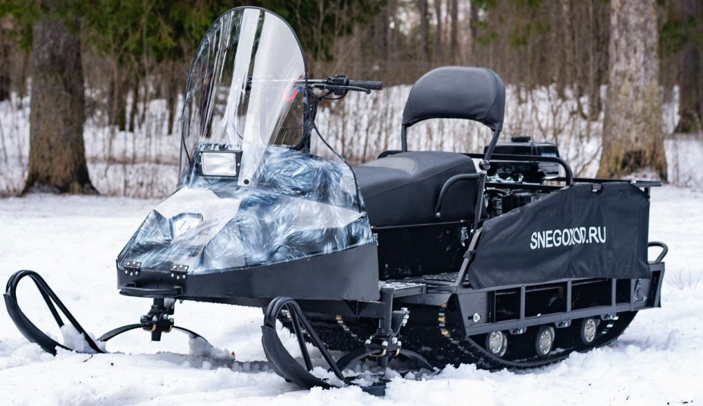 Миниснегоход Бурлак Егерь Экспедитор 15 л.с. , реверс, тормоз, капот белый в Кирове