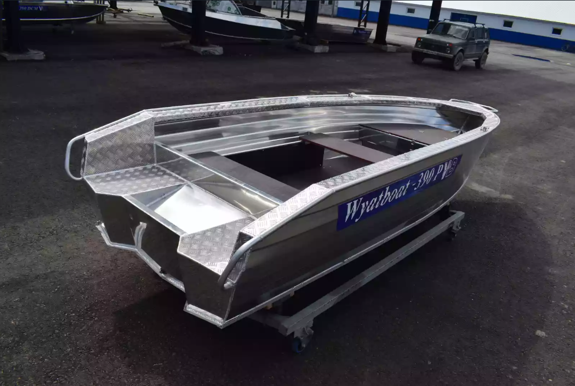 Алюминиевая лодка Wyatboat-390Р Увеличенный борт в Кирове