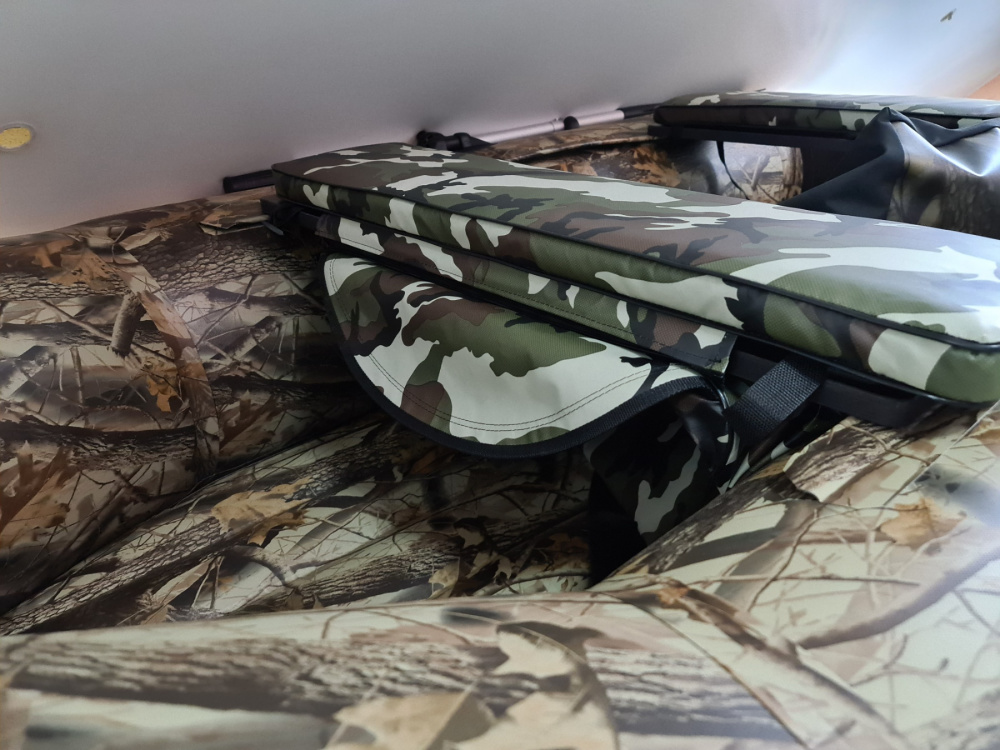 КОМПЛЕКТ МЯГКИХ НАКЛАДОК С СУМКОЙ ДЛЯ ЛОДОК 80Х20 КАМУФЛЯЖ в Кирове