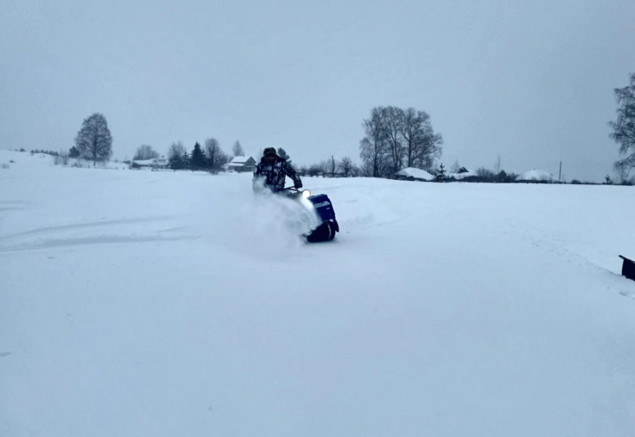 Мотобуксировщик Альбатрос-XLV 15 тележки, 1450 мм в Кирове