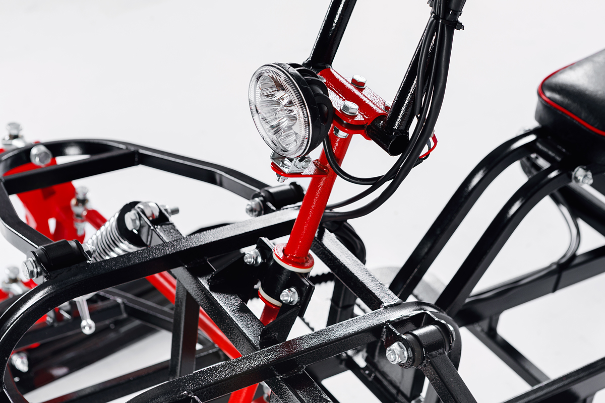 Лыжный модуль IKUDZO TERRAIN с подогревом ручек металлические лыжи в Кирове