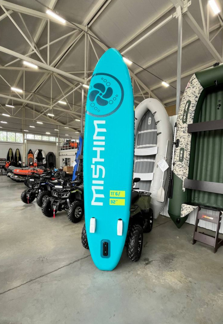 SUP (САП) Доска MISHIMO PRO-MAX Light Teal 11’ (335см) в Кирове