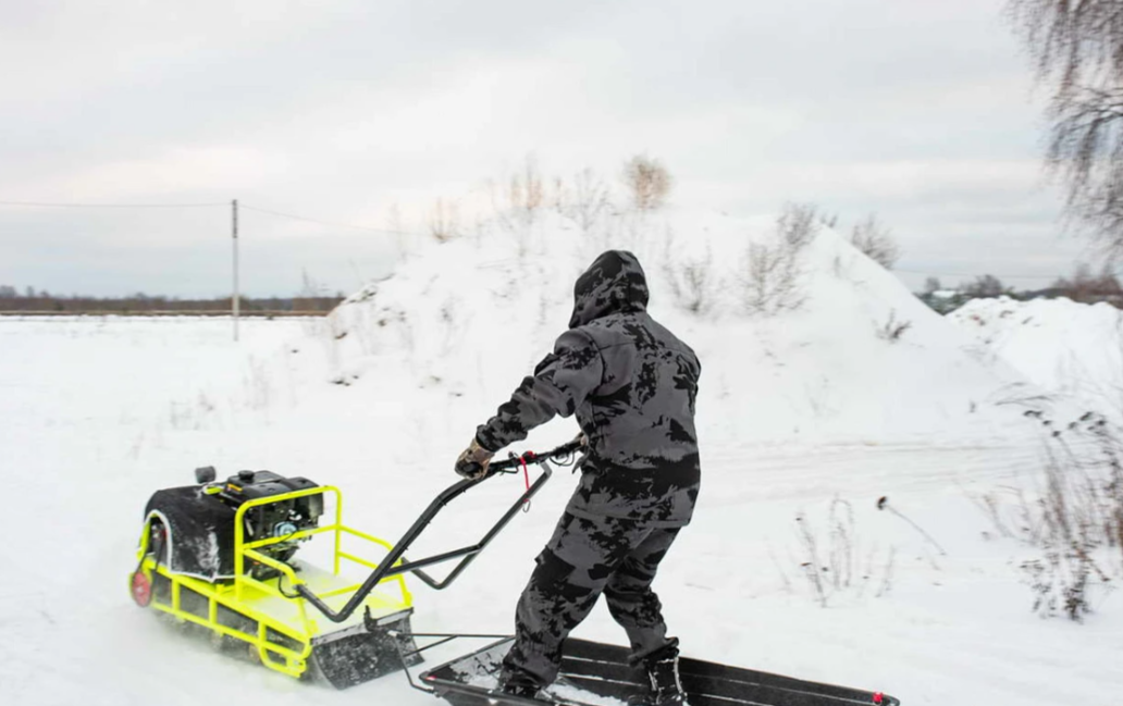 Мотобуксировщик Бурлак ХОЗЯИН-1 (капот металл) в Кирове
