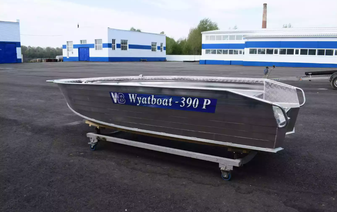 Алюминиевая лодка Wyatboat-390Р Увеличенный борт в Кирове
