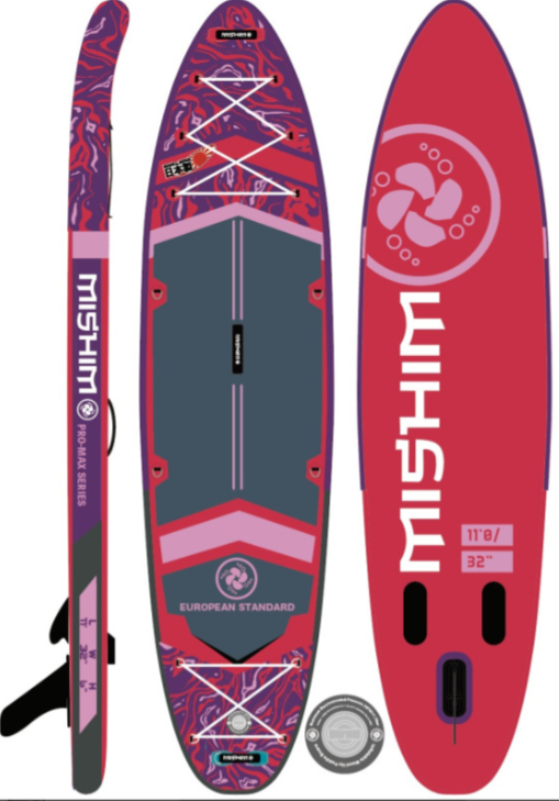 SUP (САП) Доска MISHIMO PRO-MAX Viva Magenta 10.8’ (330см) в Кирове