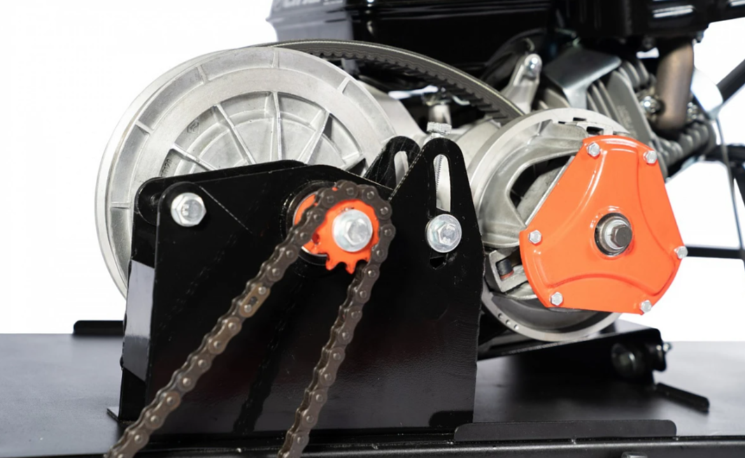 Мотобуксировщик БУРЛАК-M2 LFS 15 л.с. с эл/зап (передний привод, склизы) в Кирове