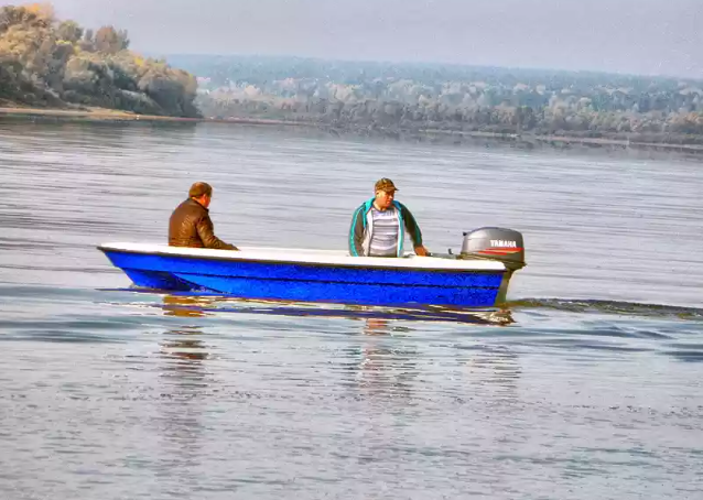 Стеклопластиковая лодка Wyatboat 430 тримаран в Кирове