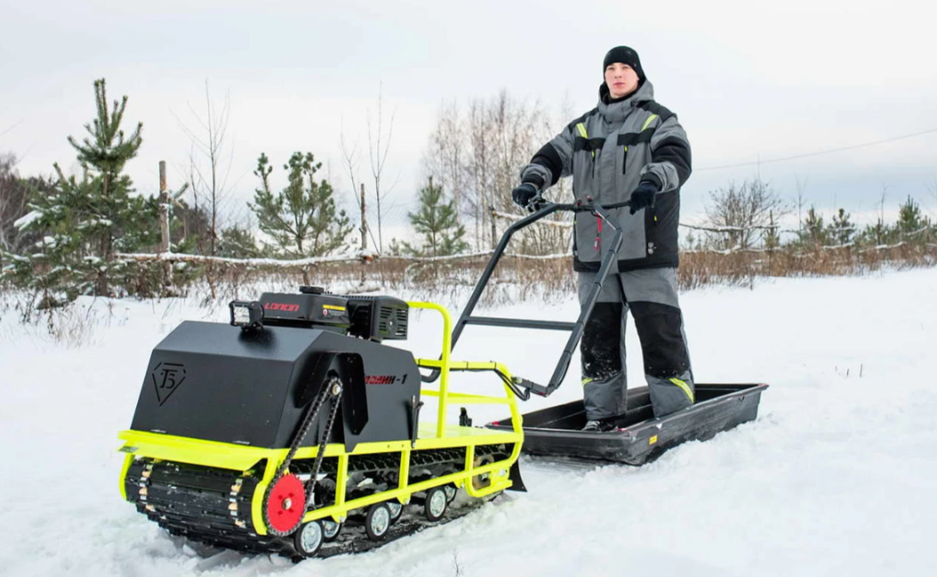 Мотобуксировщик Бурлак ХОЗЯИН-1 (капот металл) в Кирове