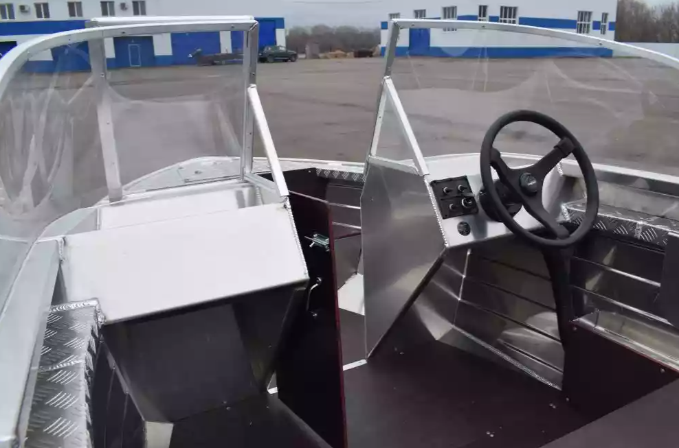 Алюминиевая лодка Wyatboat-390 DCM Увеличенный борт в Кирове