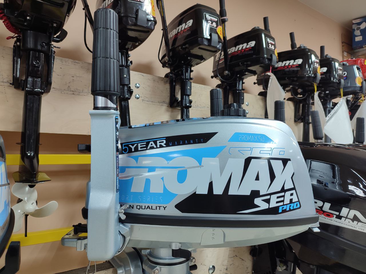 Лодочный мотор PROMAX SP5FHS (внешний бак 12 л) в Кирове