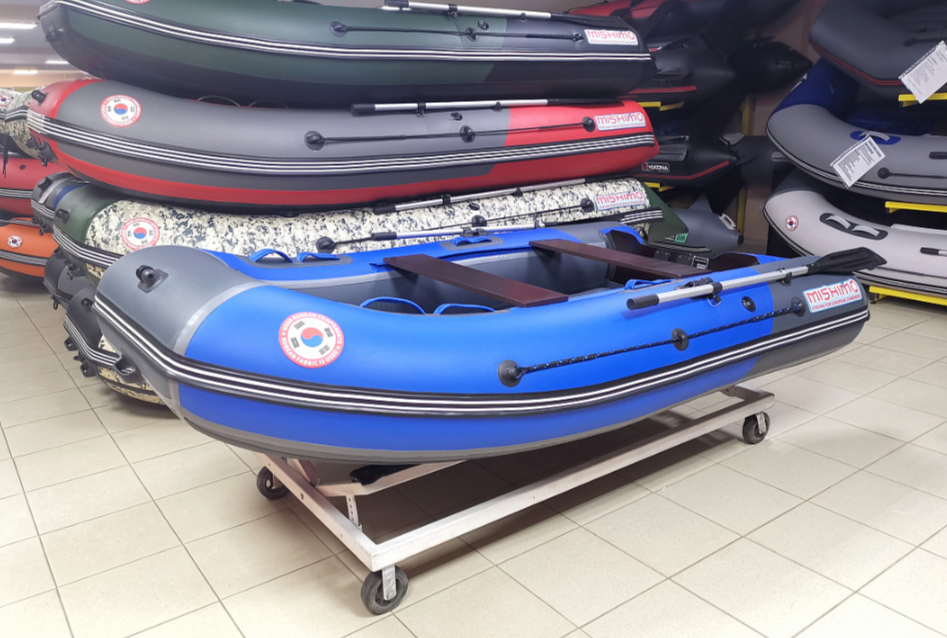 КОМПЛЕКТ Лодка MISHIMO PRO 350 + ЛОДОЧНЫЙ МОТОР MARLIN MP 9.9 (20) AMHS PRO в Кирове