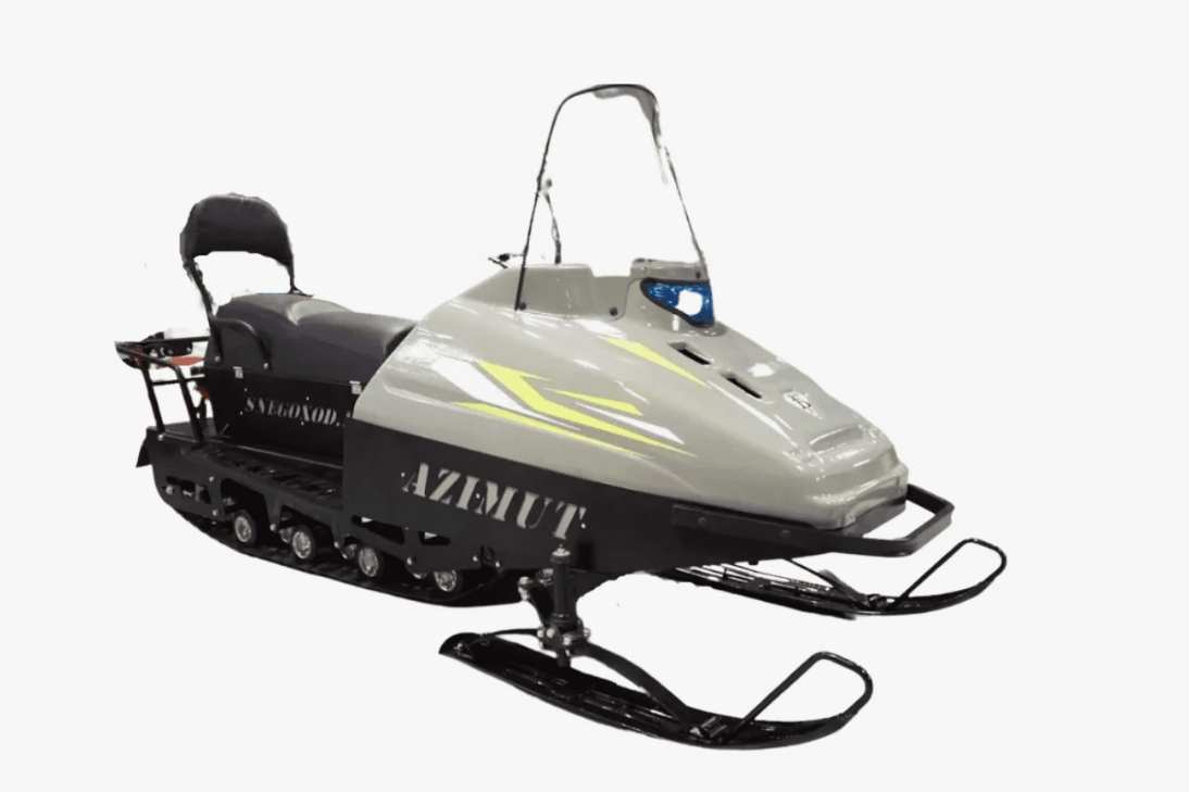 Миниснегоход Бурлак Азимут 20 л.с. , эл.запуск, реверс, тормоз гидравл, капот серый в Кирове