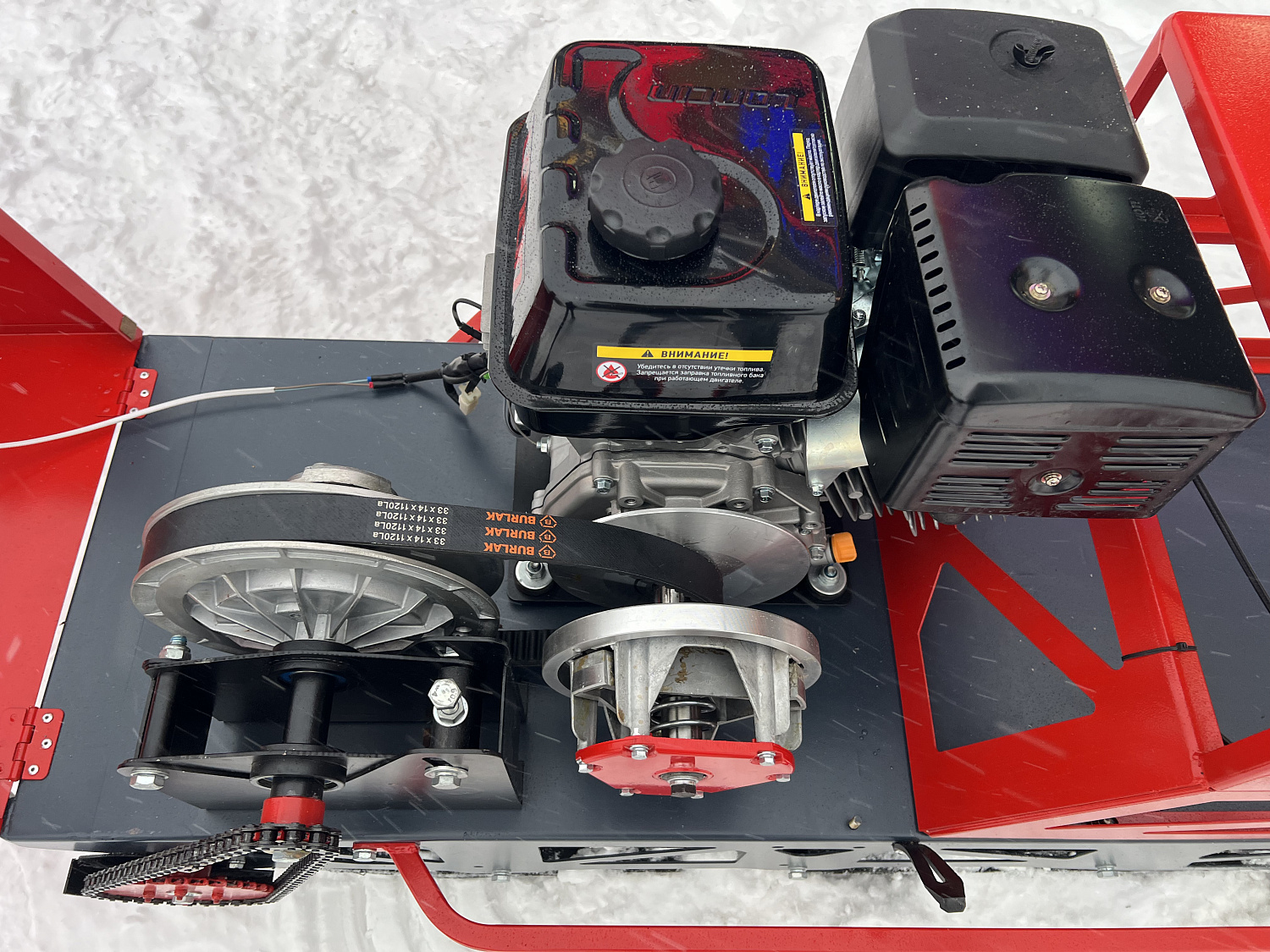 Мотобуксировщик EX-MOTO SNOWDOG S500 15л.с в Кирове