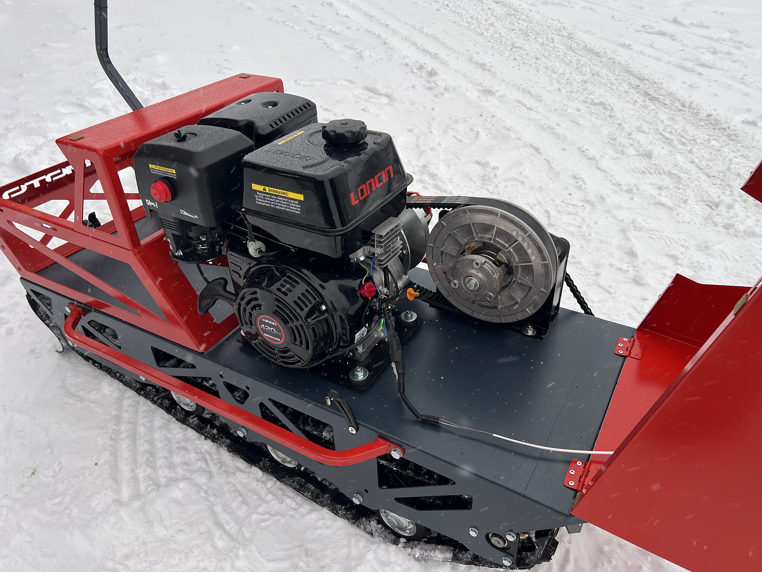 Мотобуксировщик EX-MOTO SNOWDOG S500 15л.с в Кирове