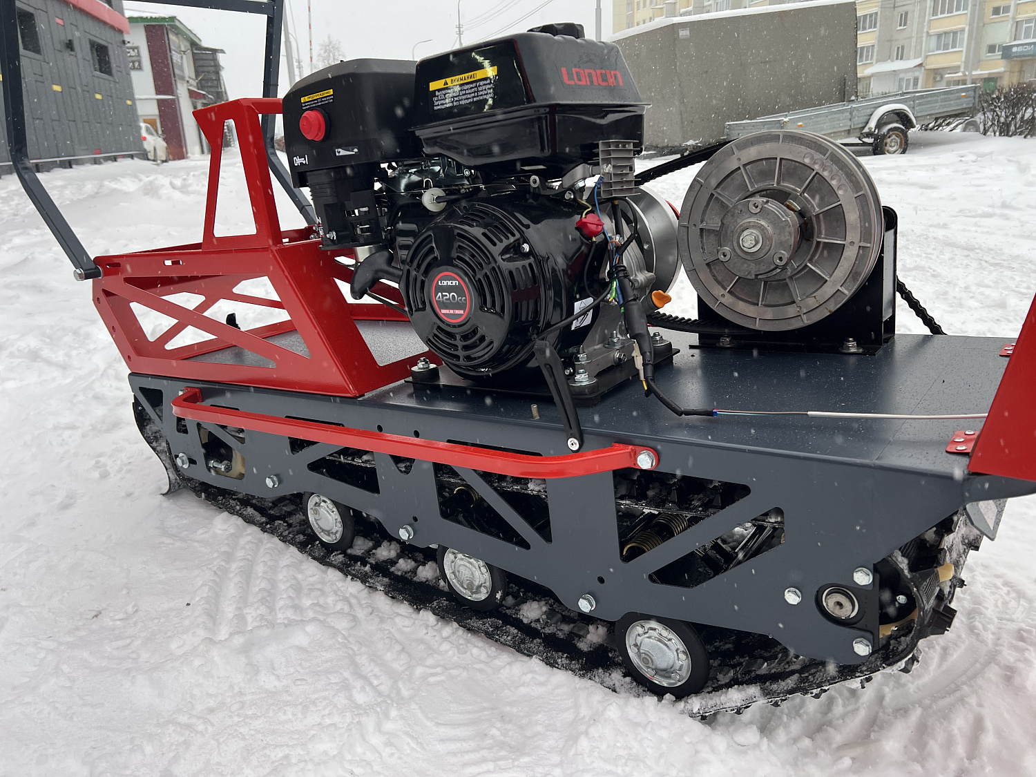 Мотобуксировщик EX-MOTO SNOWDOG S500 15л.с в Кирове