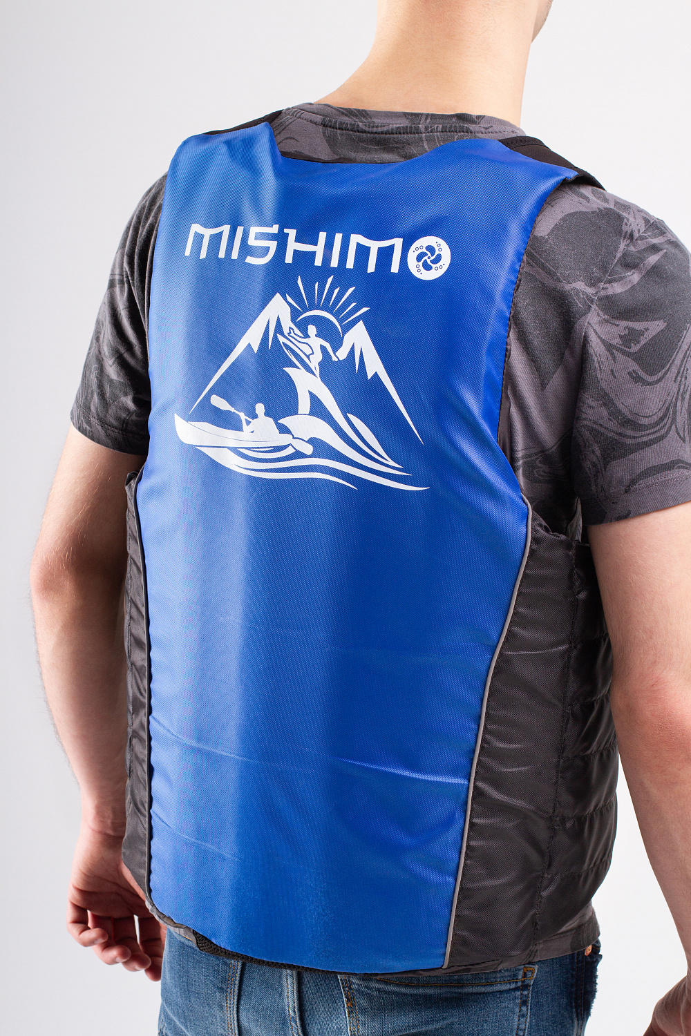 Жилет спасательный MISHIMO PRO Премиум качества Черно-синий в Кирове