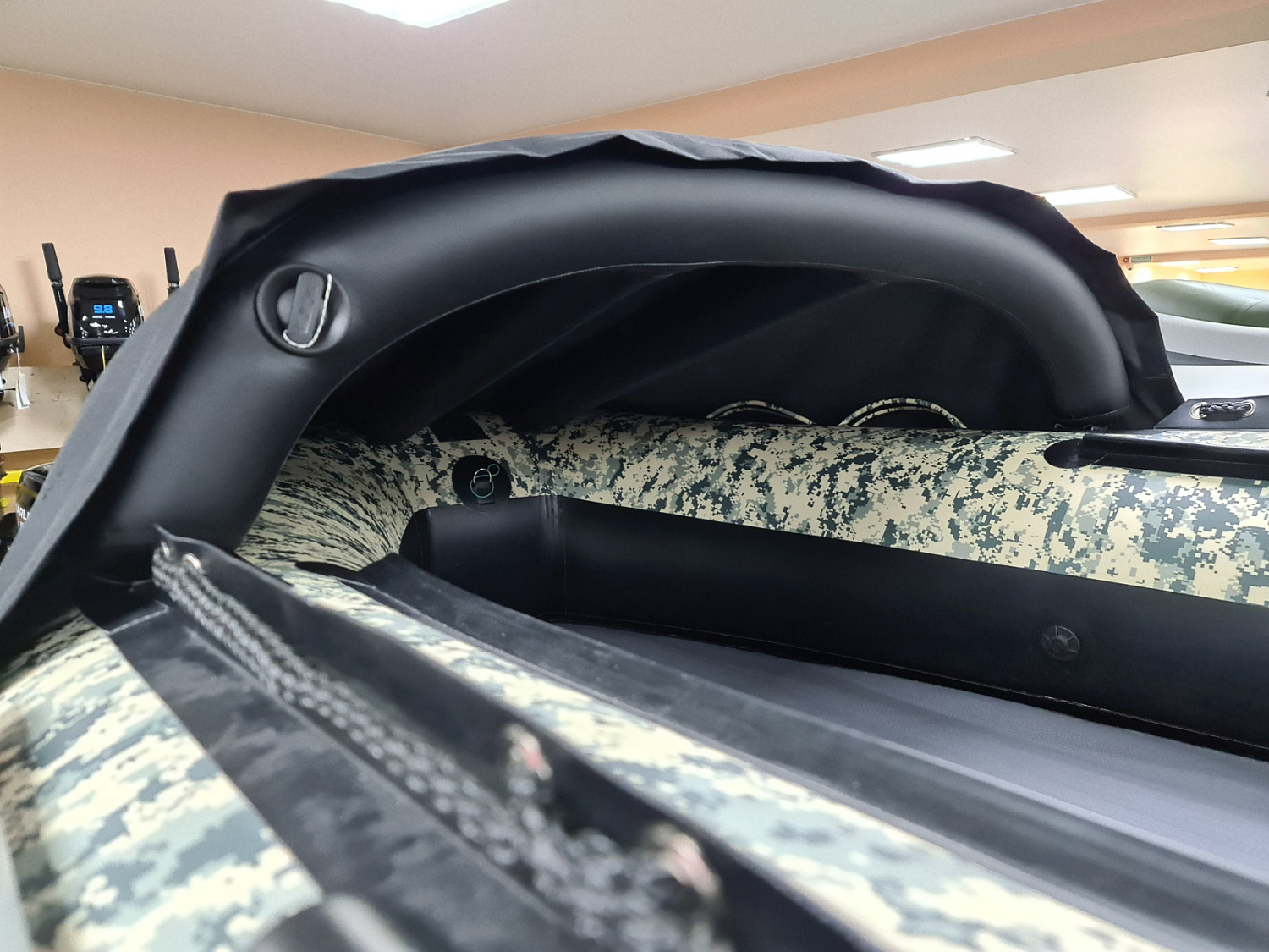 КОМПЛЕКТ НОСОВОГО ТЕНТА К ЛОДКЕ SMARINE AIR MAX 380 ЧЕРНЫЙ в Кирове