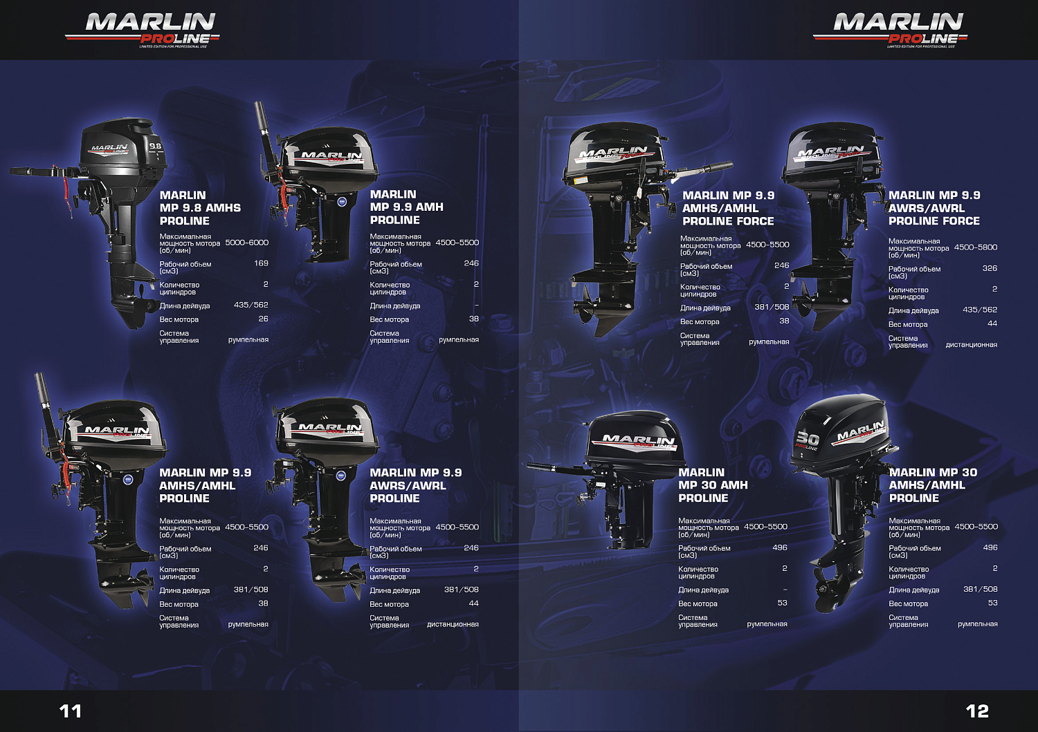 Лодочный мотор MARLIN PROLINE MP 50 AWRL в Кирове