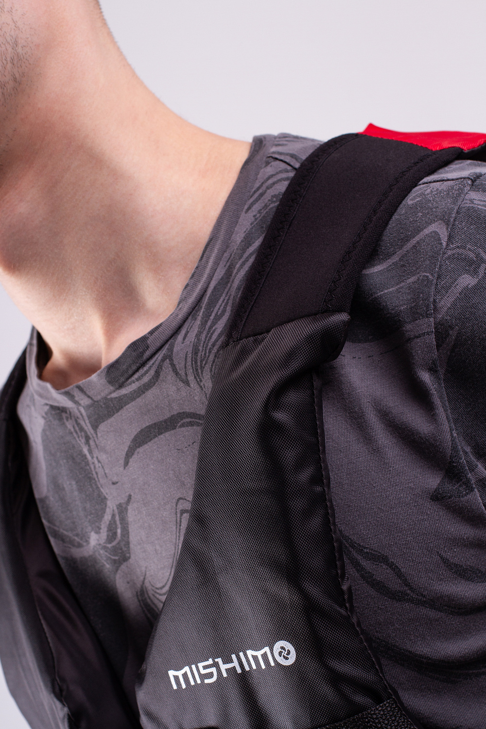 Жилет спасательный MISHIMO PRO Премиум качества Черно-красный в Кирове